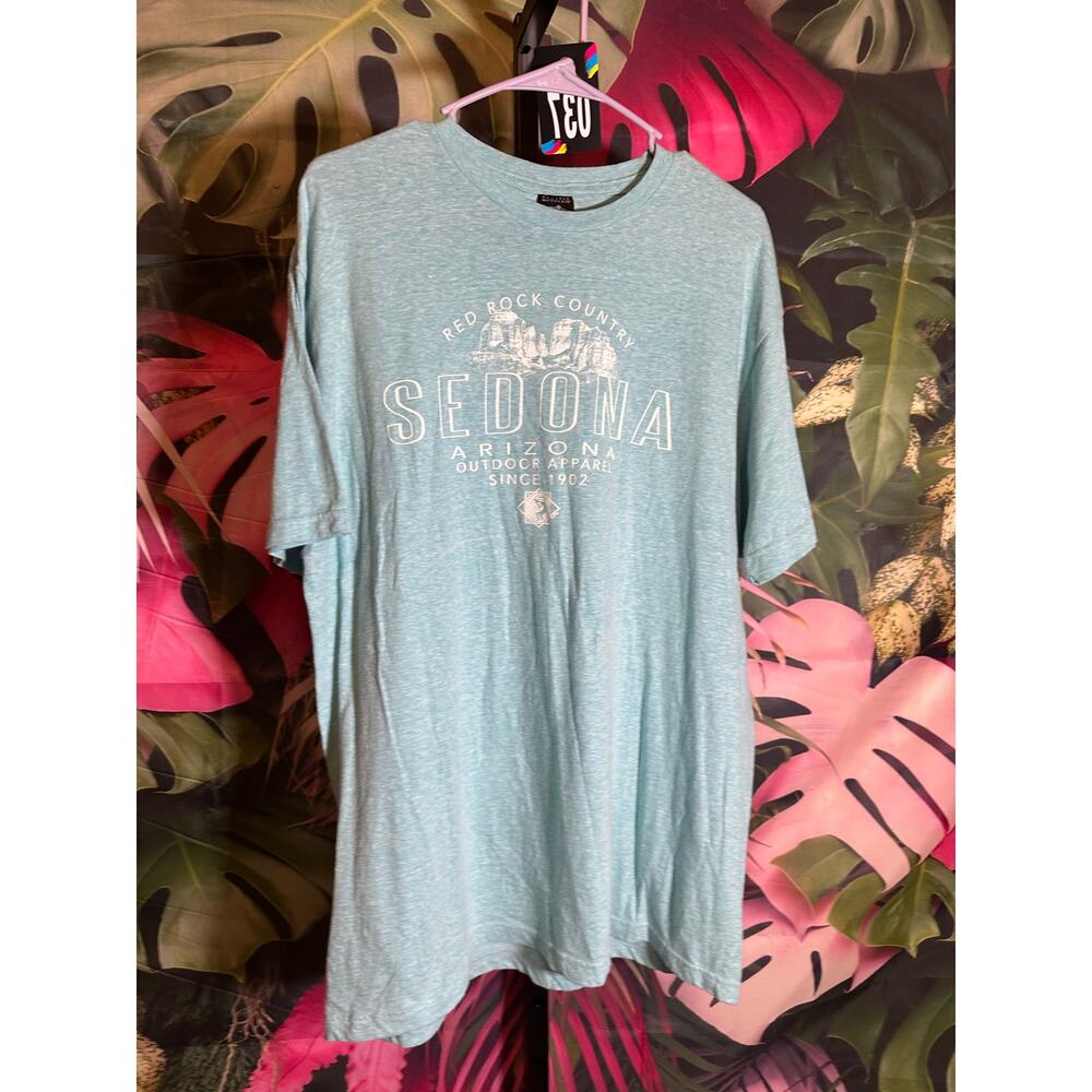 Prairie Mountain XL Blue sedona printed tee